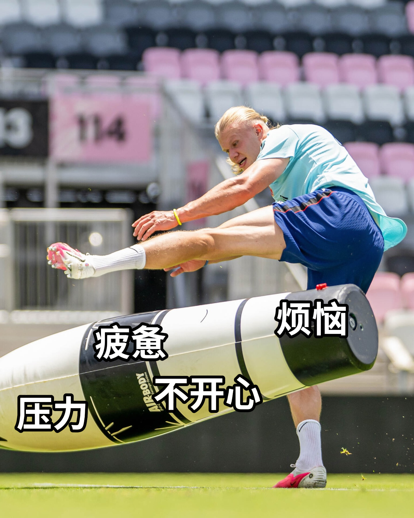 哈宝帮你踢走一切烦恼，压力，疲惫，不开心让我们一起谢谢哈宝英超联赛 英超世界杯 