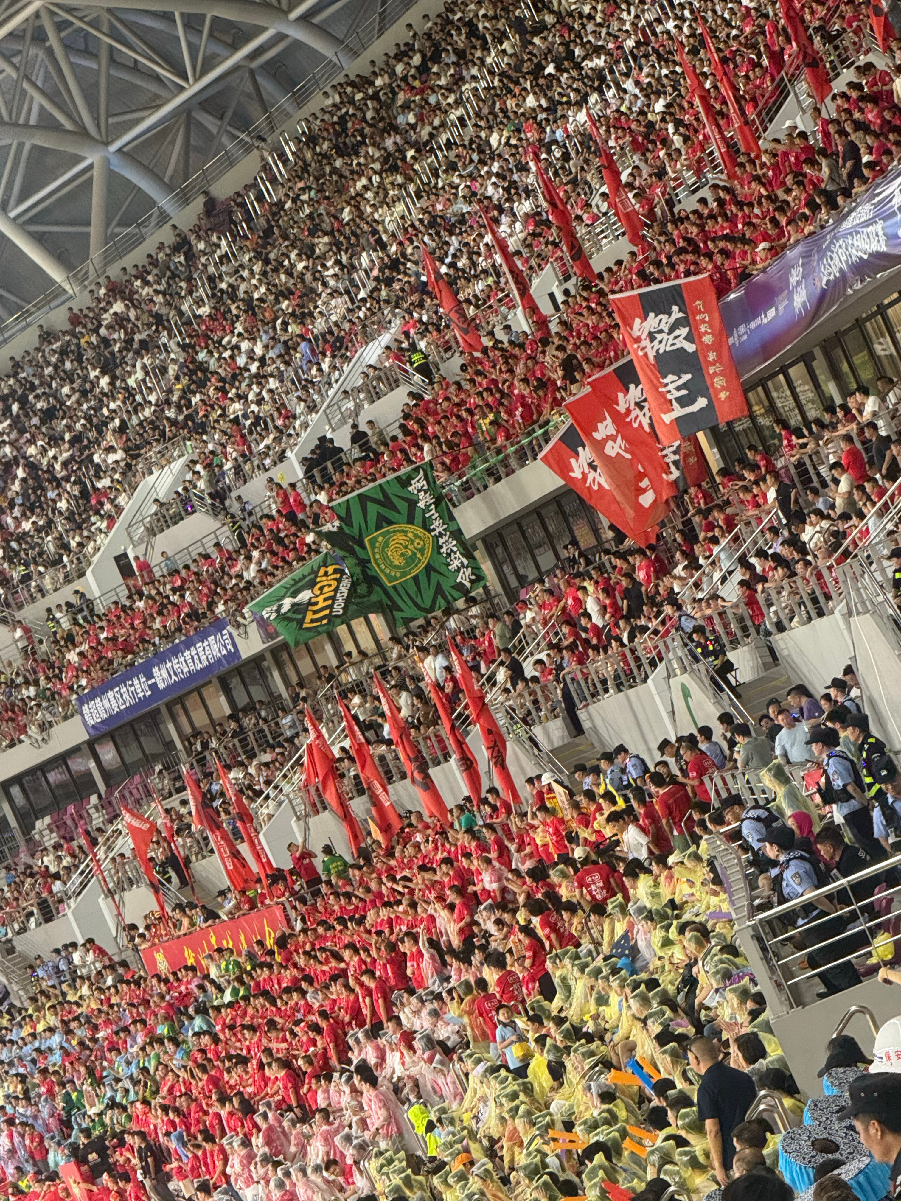 赣州2026江西省城市足球超级联赛 赣州全民健身中心：赣州队V新余队 现场啦啦队