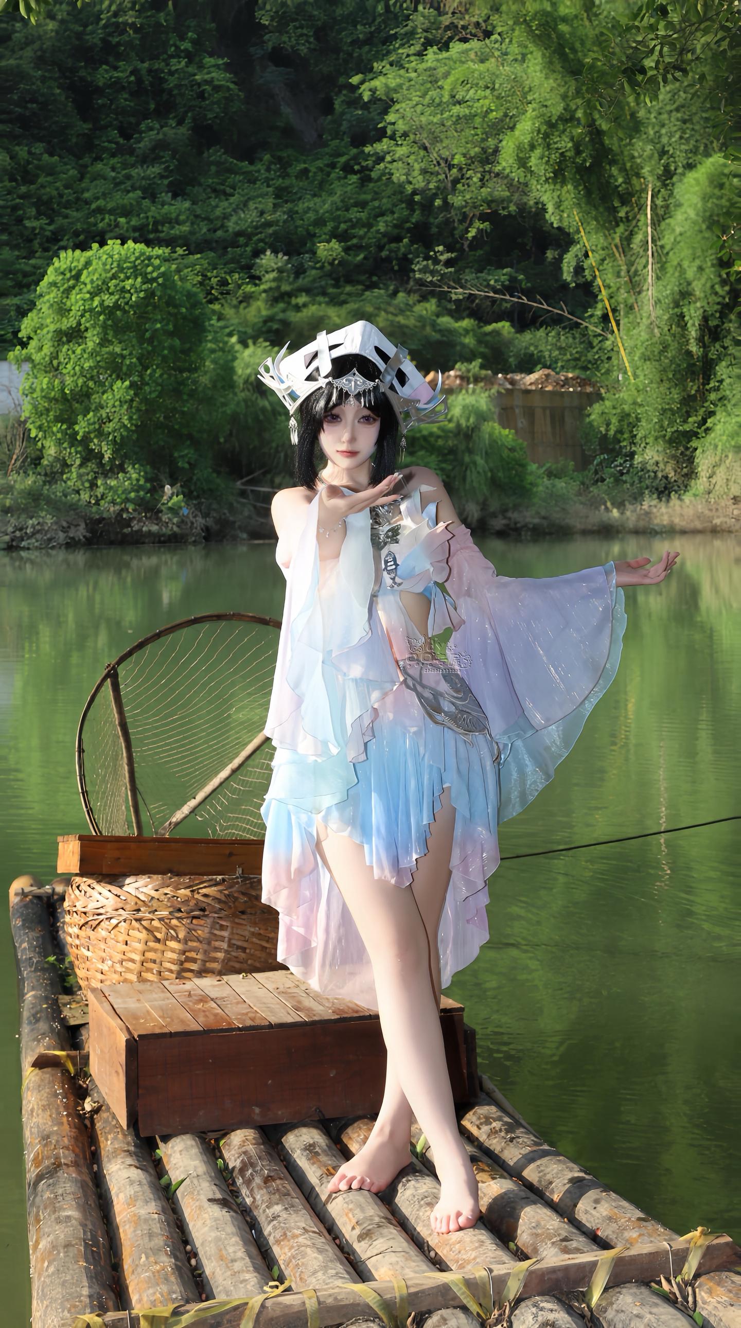 乘鲤谣。专门去了一趟广西拍了最喜欢的西施西施乘鲤谣cos