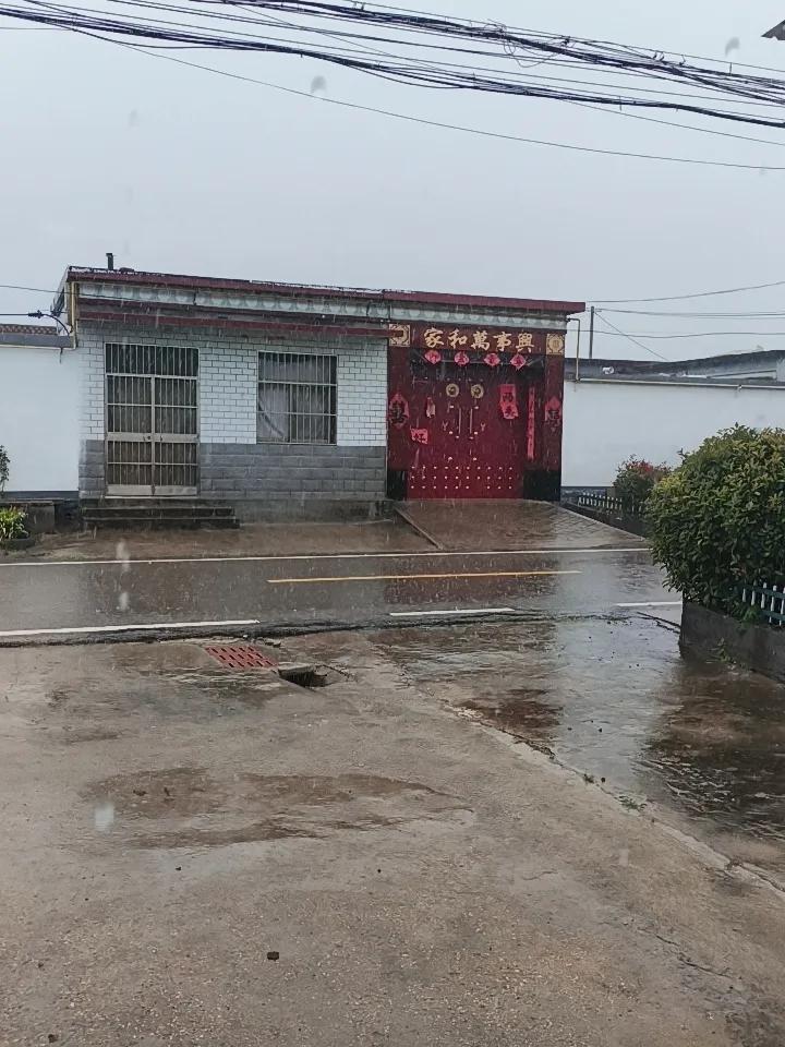 今天是大暑节气的第二天，从昨晚上开始，就雨水不断，时停时下，有一点点秋雨绵绵的感