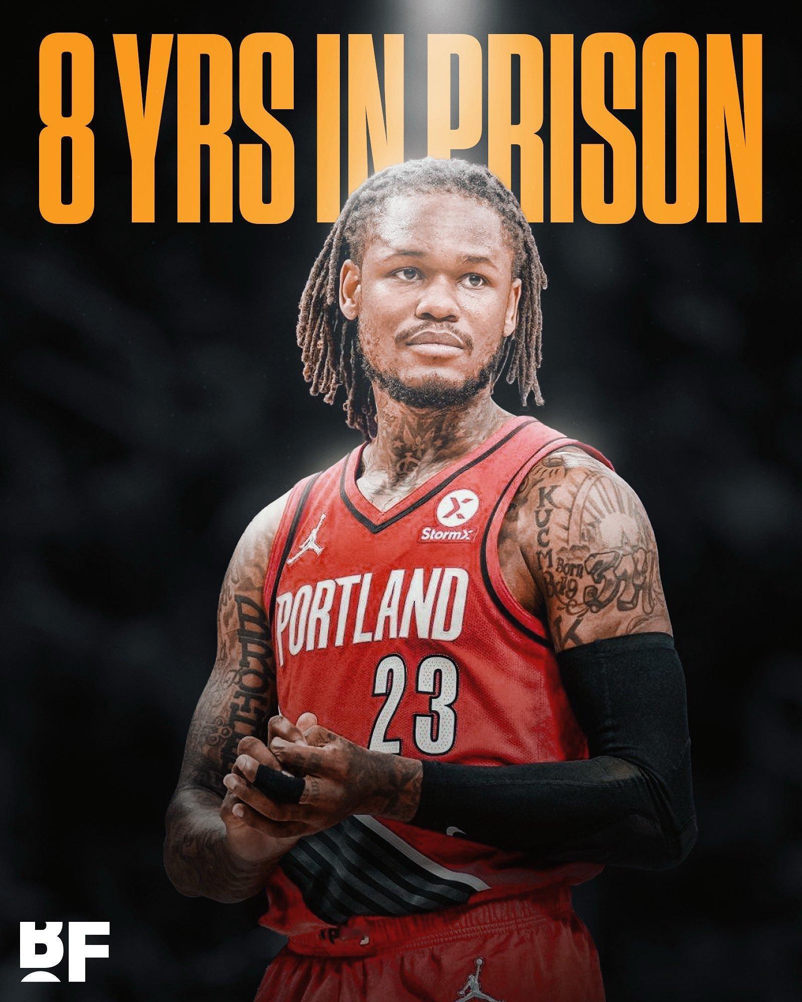 前NBA球员本-麦克勒莫因强奸和性侵被判处8 年以上监禁。 ​​​