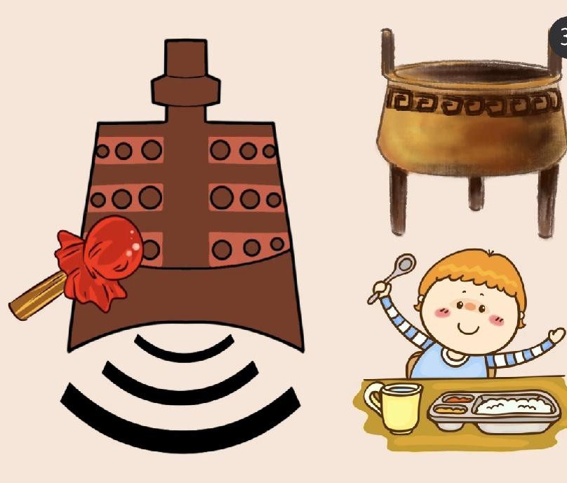  钟、鼎加吃饭的小孩，这成语藏得太有水平！你能秒答吗？