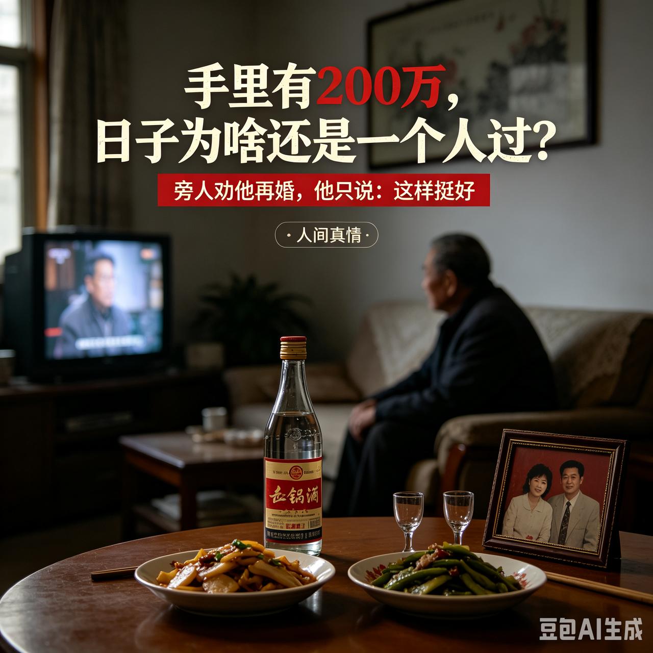 58岁叔叔手握200万却拒绝再婚！身边这位叔叔，手里攥着两百多万积蓄，无牵无挂，