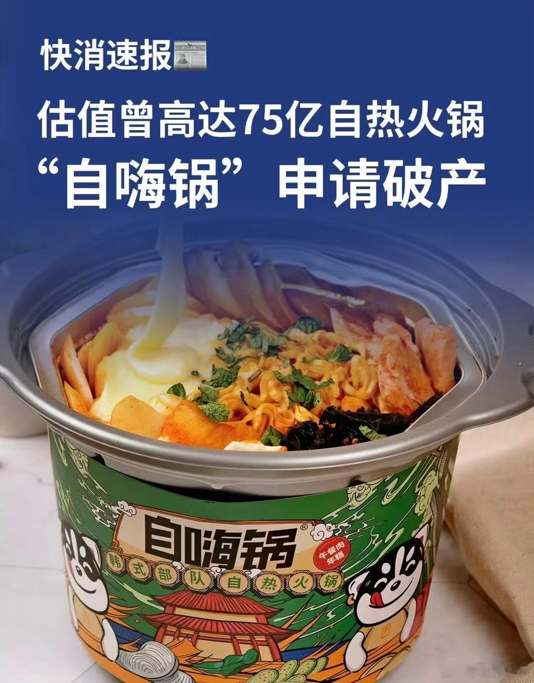 自嗨锅濒临破产确实还久没够听到自嗨锅的消息了，我记得前几年，这个还挺火，很多人都