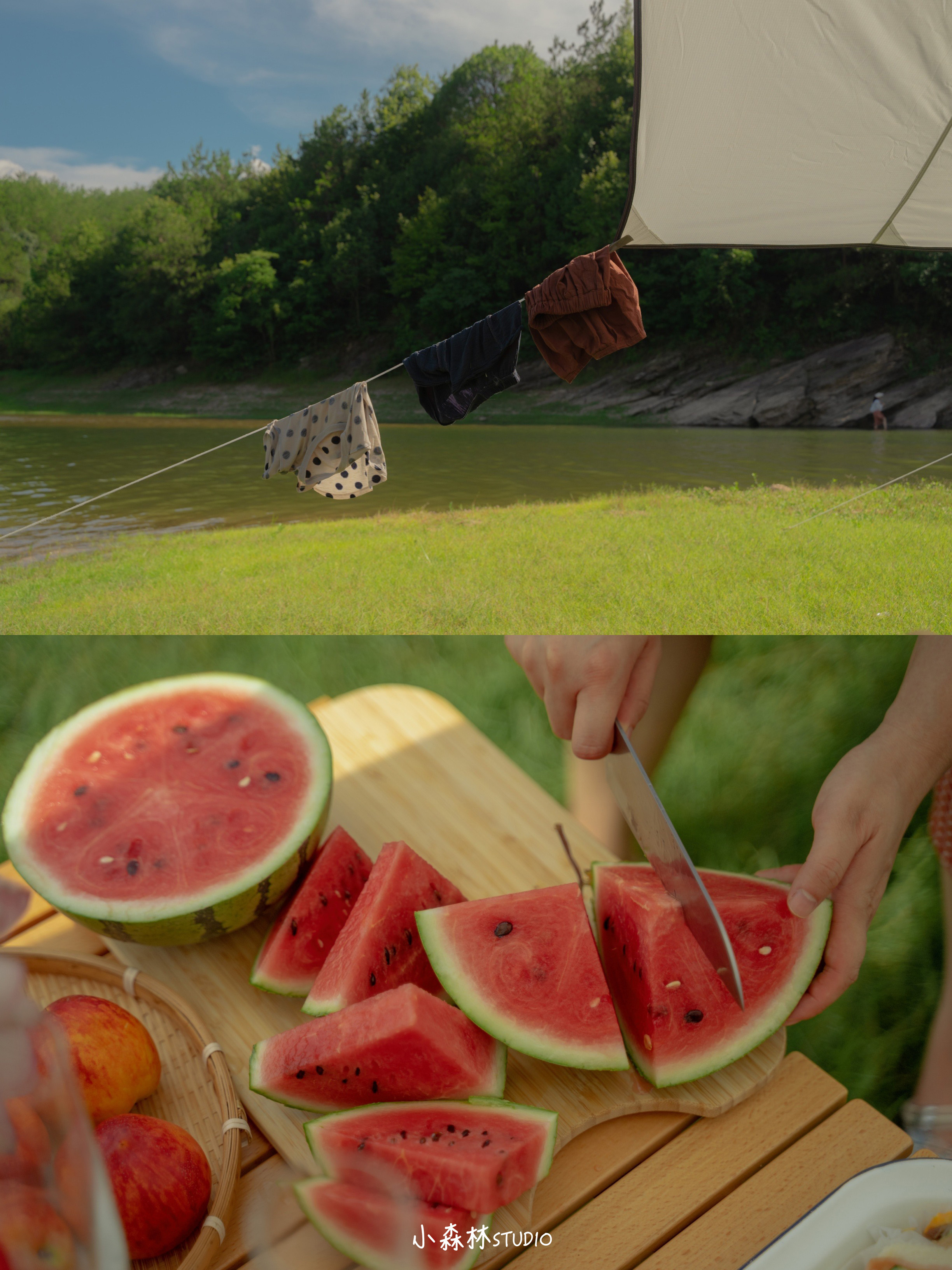 “每个人对夏天的向往，都藏着《小森林》的影子。”  [求关注][求关注][拜托]