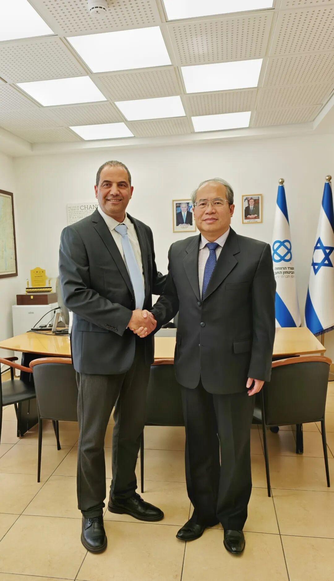 中国驻以色列大使肖军正会见以色列社会福利部总司长伊农·阿哈罗尼

原创 以馆为家