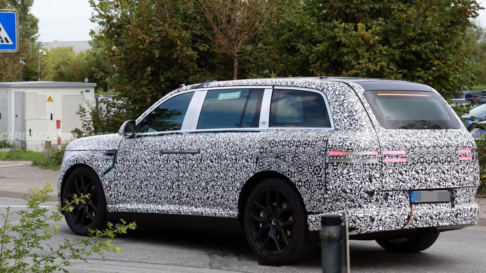 捷尼赛思GV90谍照&渲染图 图1至图6为捷尼赛思GV90谍照，图7至图12为渲