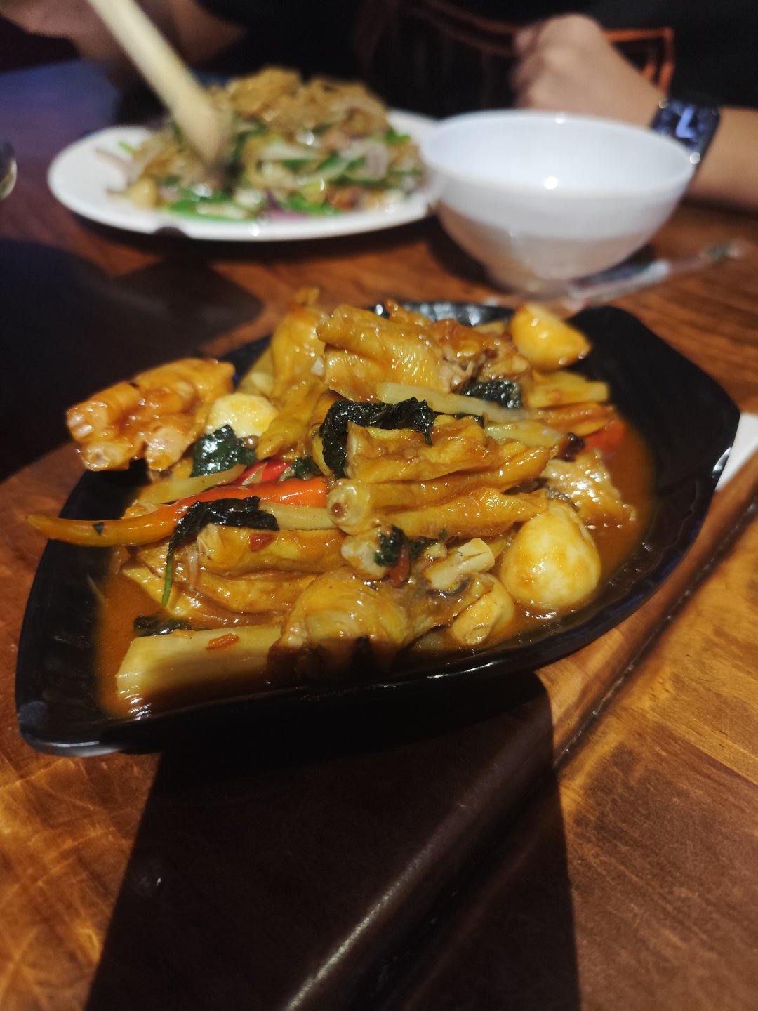 感谢本地网友请我吃饭 