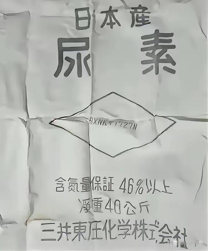 一条日本尿素的包装袋，到了中国农村能变成一条裤子。这事搁现在没人信，可当年谁家要