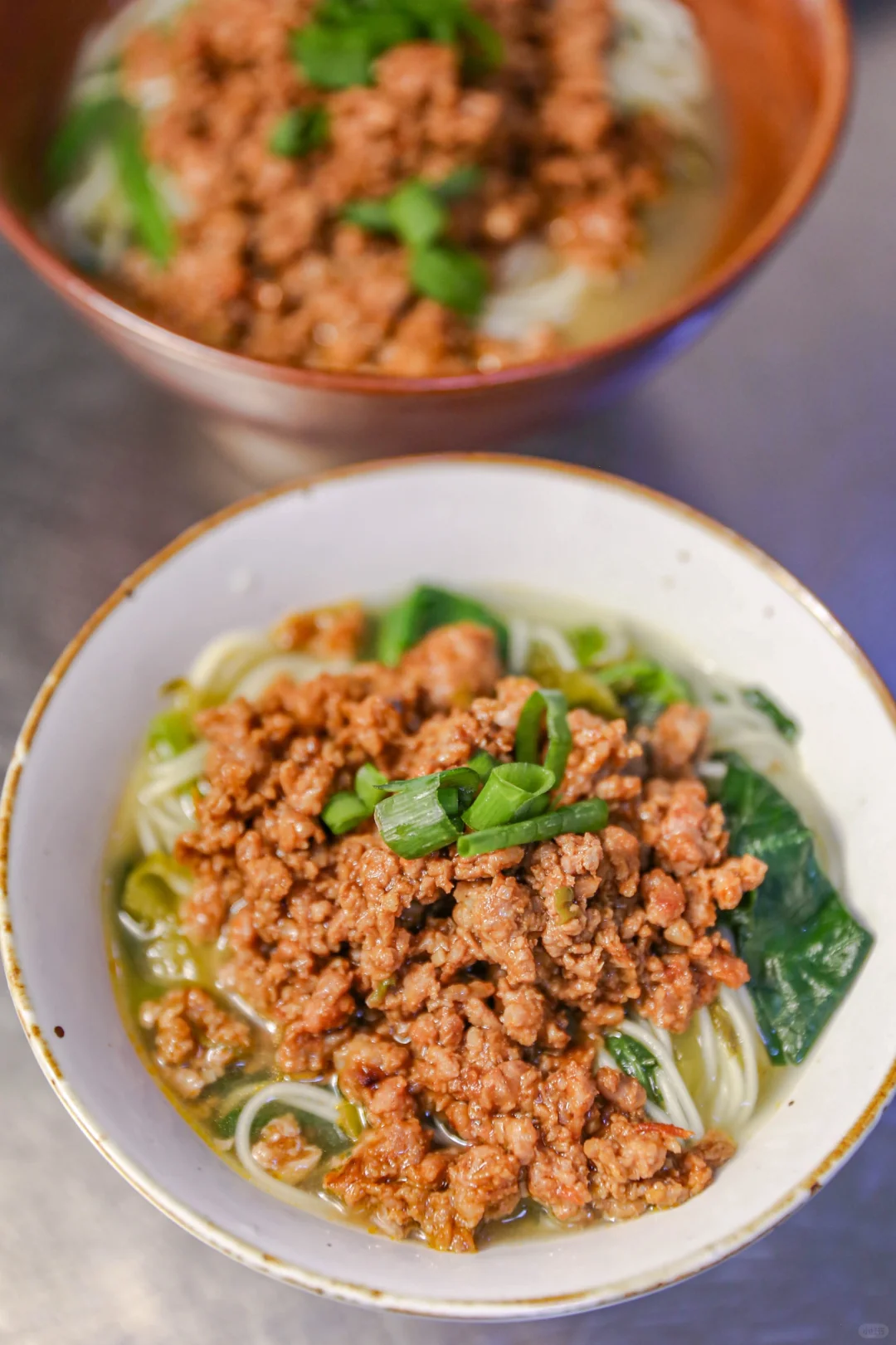 坚持做1000种面不重样（278）酸菜肉末面