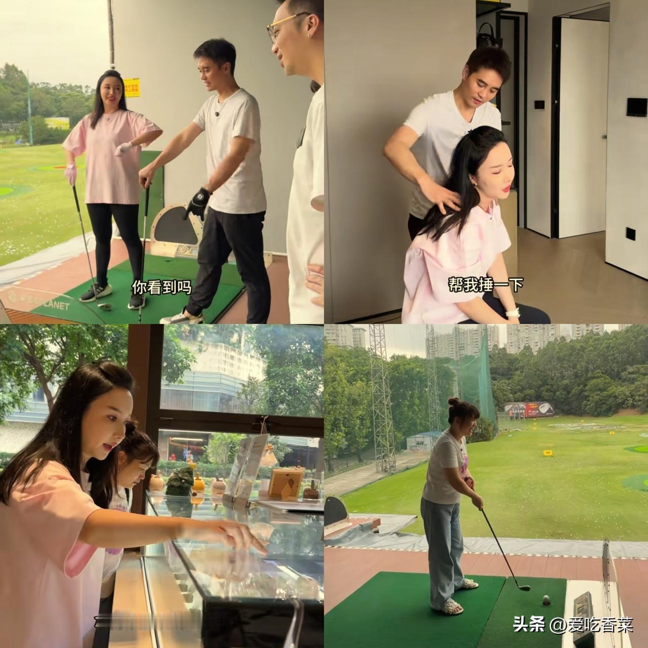 晰姐和simom一起去打高尔夫，simon身边出现了一位非常漂亮的女生，身材高挑