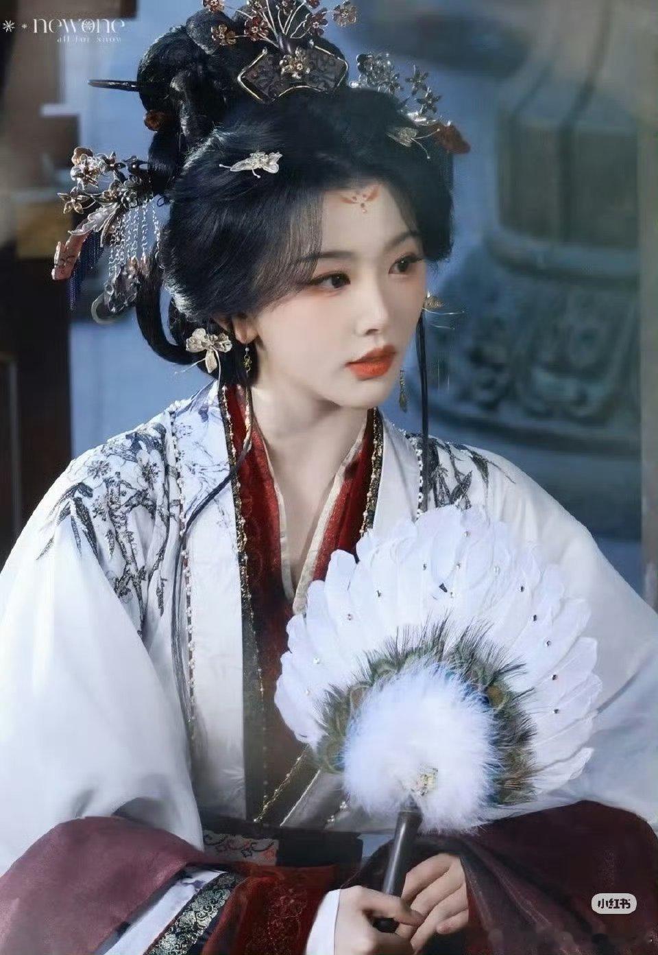 孔雪儿《昭阳公主》李述路透，魏晋风少女造型，好大气 