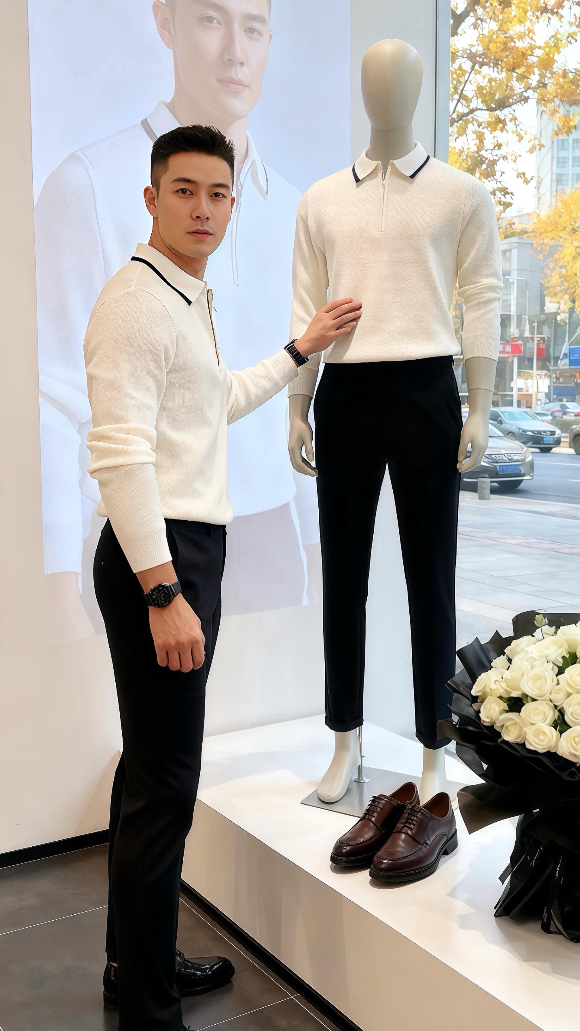 秋日午后的咖啡馆里，许妍推门时撞进一束暖光——皓明正歪在沙发里翻杂志...