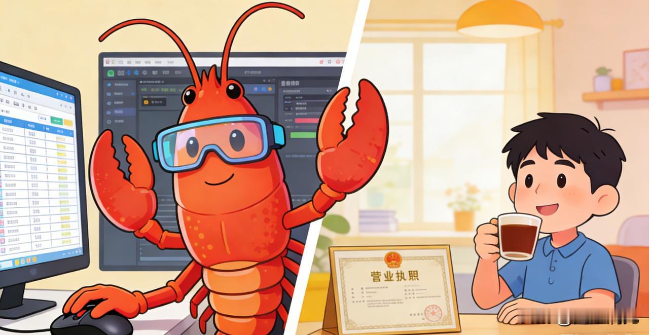 最近全网都在聊AI养龙虾，好多人以为是真去池塘养虾，其实完全不是一回事。今天我用