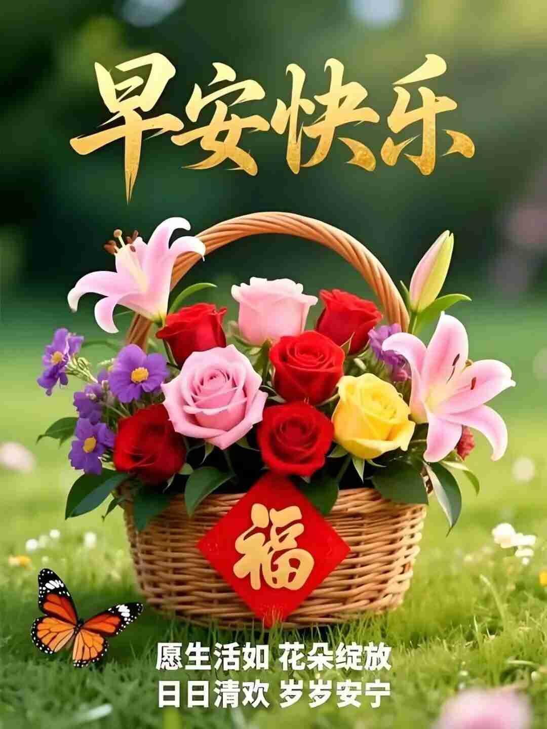 开心快乐添健康，
无忧无虑度时光，
亲切问候送温暖，
声声祝福送吉祥，
愿您每天