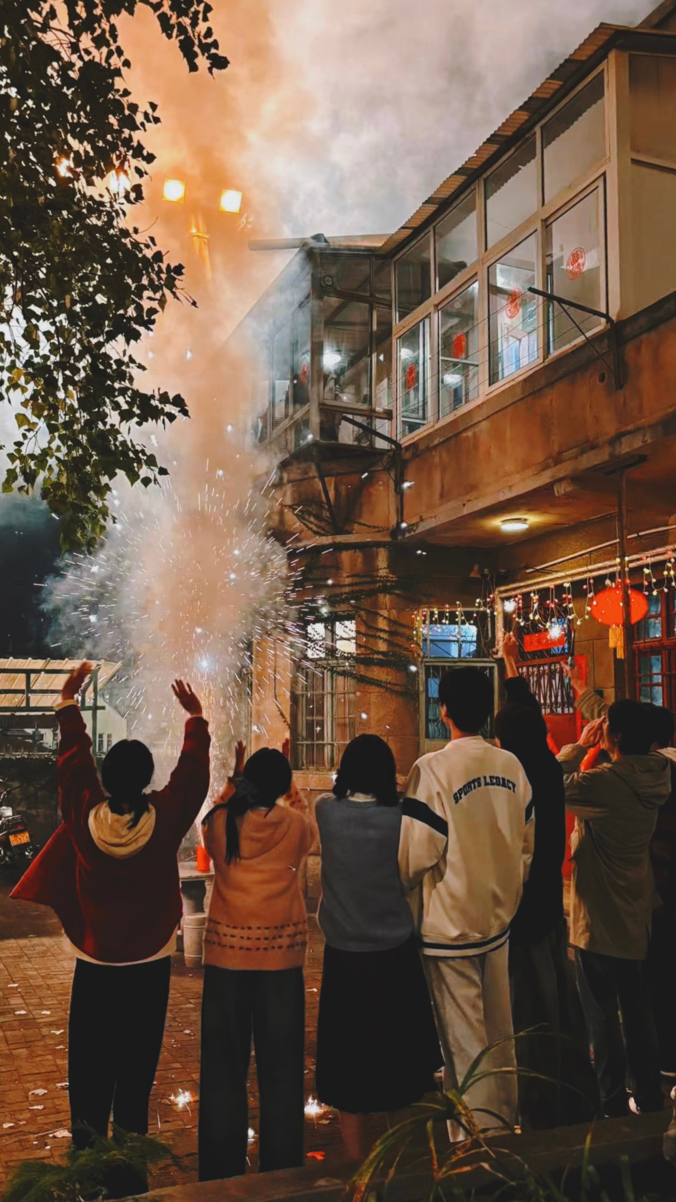 氛围感好浓的一张 