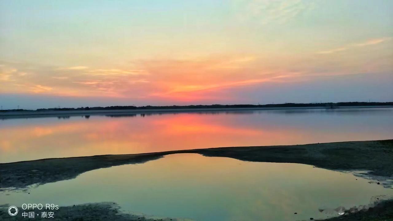 山东宁阳堽城镇月牙湖