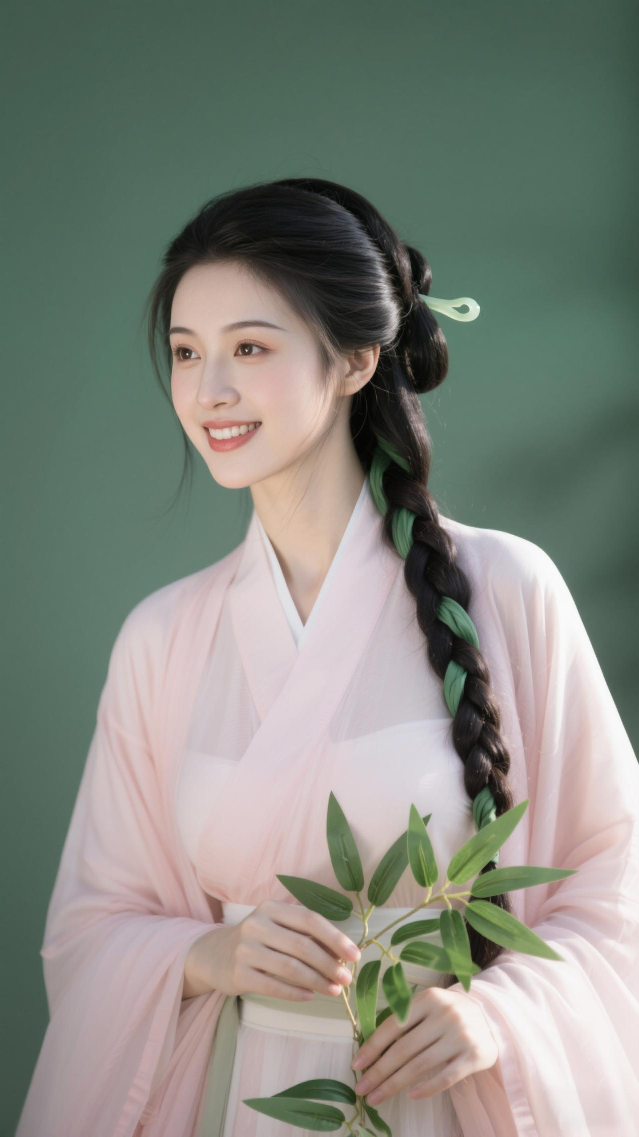 竹簪暗锁玲珑韵，枝束明承清趣甜。汉服写真 国风古韵 清纯甜美 原创古风计划 古风