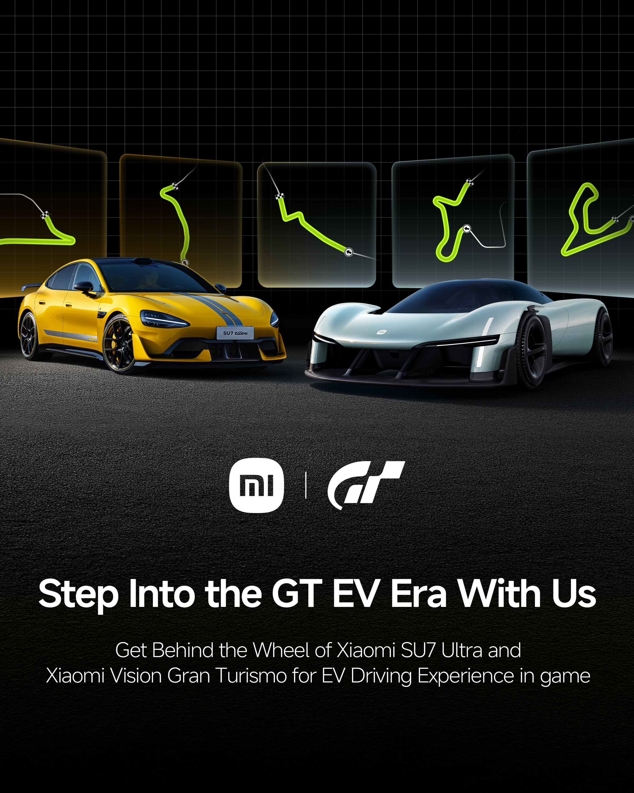 小米又来赛车游戏里圈粉了。《Gran Turismo》即将推出新的电动车驾驶体验