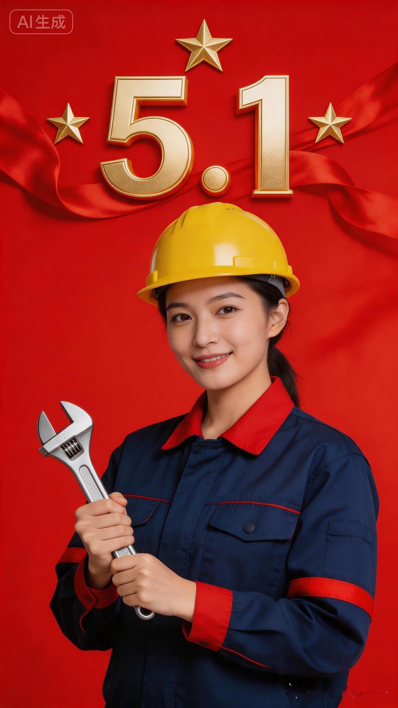 “5.1劳动节快乐！致敬每一位辛勤工作的劳动者！”👷‍♀️💪🌟