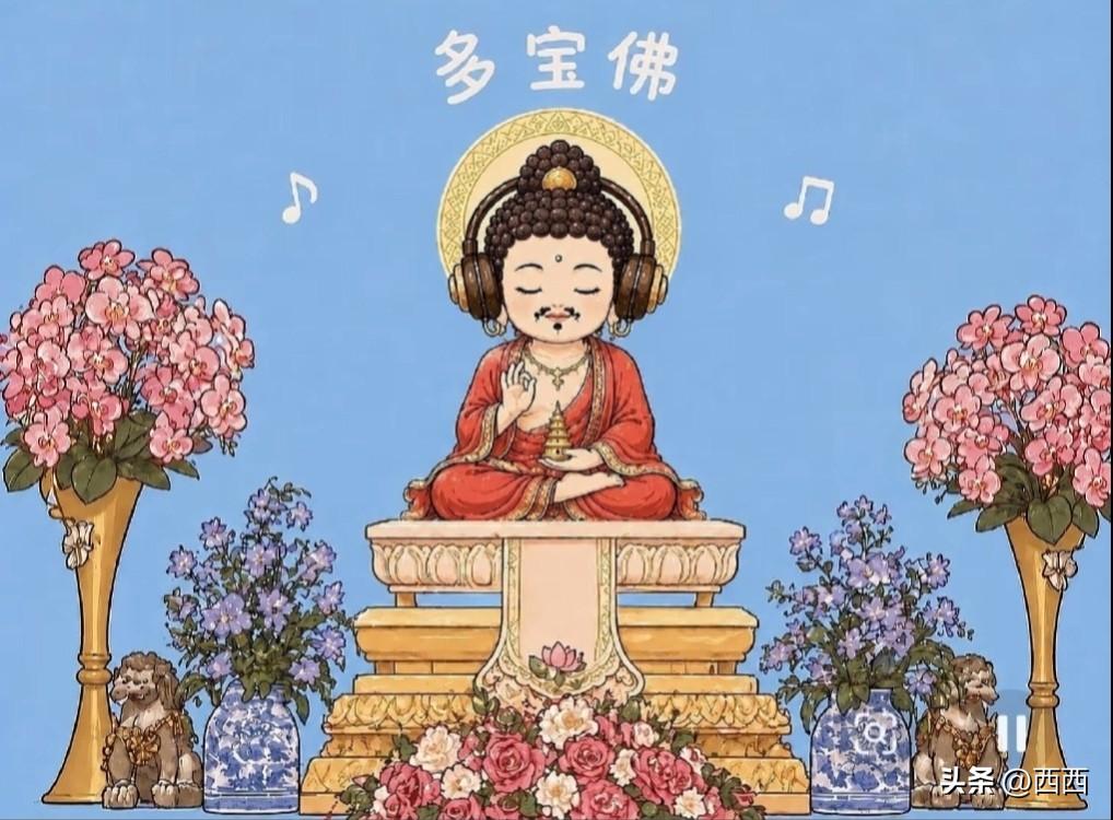 [祈祷]多宝佛[祈祷]
静坐宝塔，金光庄严。身现多宝，誓证真如。多宝如来证信法华