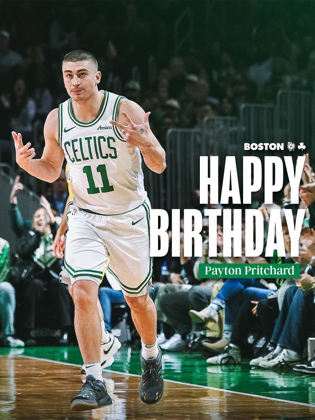 凯尔特人国度 Happy Birthday To Payton Pritchar