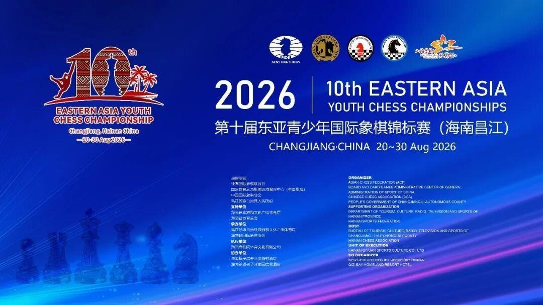 国际象棋 贴文: 东亚青少年锦标赛慢棋赛近尾声 中国提前锁定4枚金牌 ​​​