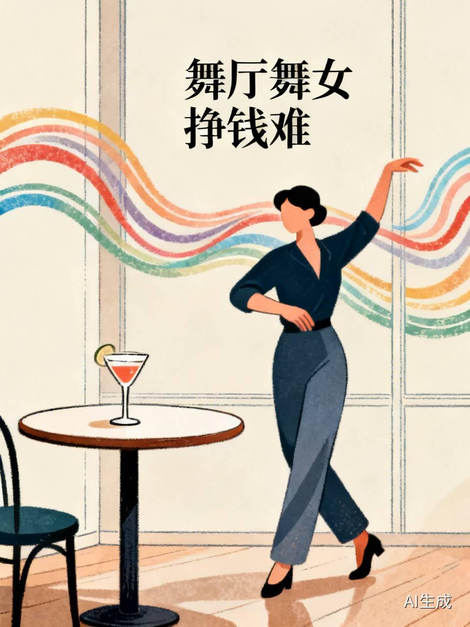 这个问题，确实如此现在不论是城市舞厅还是渝都舞厅舞女挣钱都难。有些舞厅营业时间干