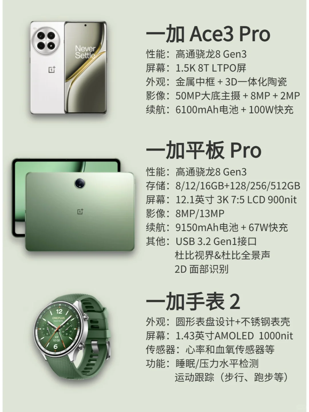 一加夏季新品提前知！