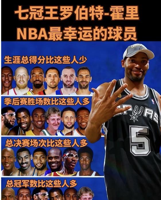 没想到这个人有7个总冠军！NBAnba你我皆主角