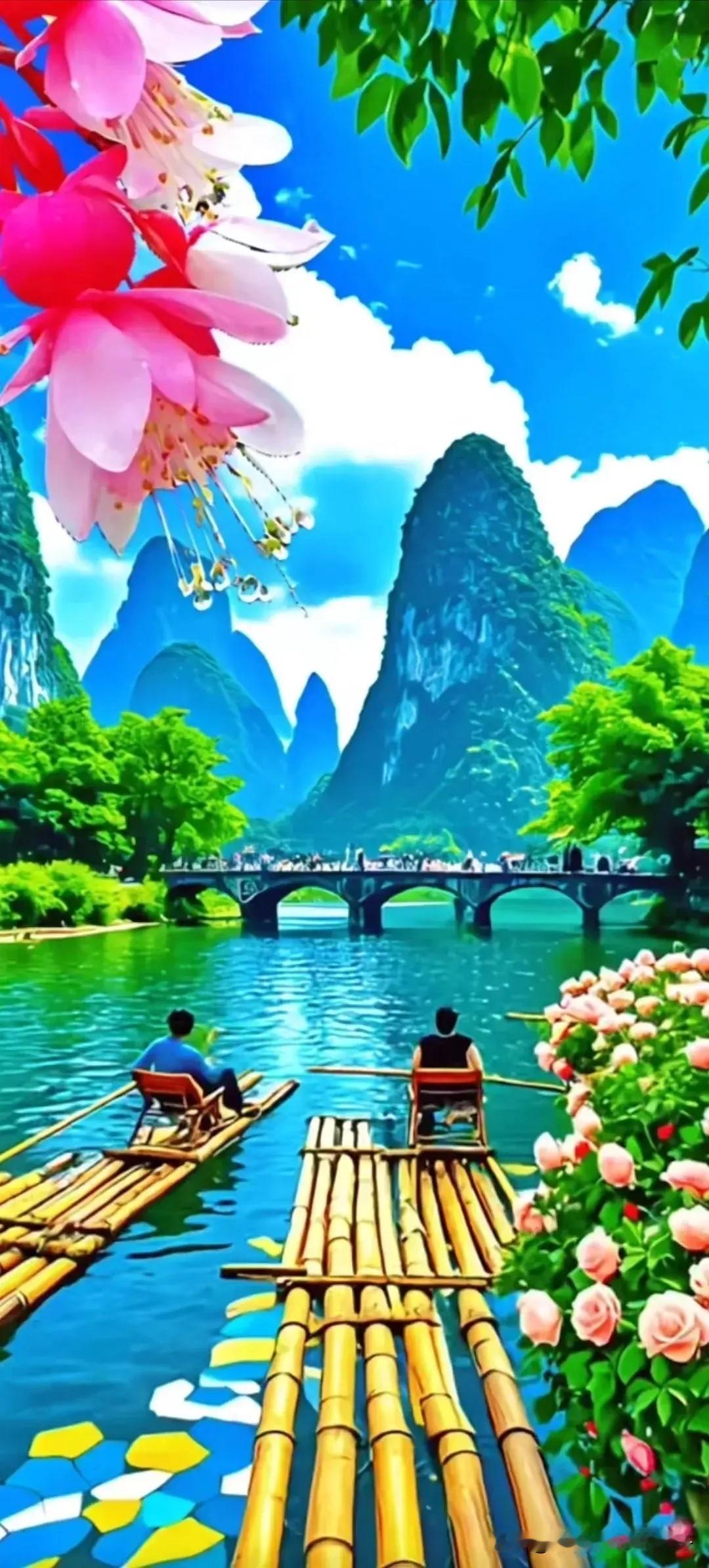 我去过不少祖国的大好河山。河北承德的金山岭长城让我印象深刻，长城在苍松翠柏间蜿蜒