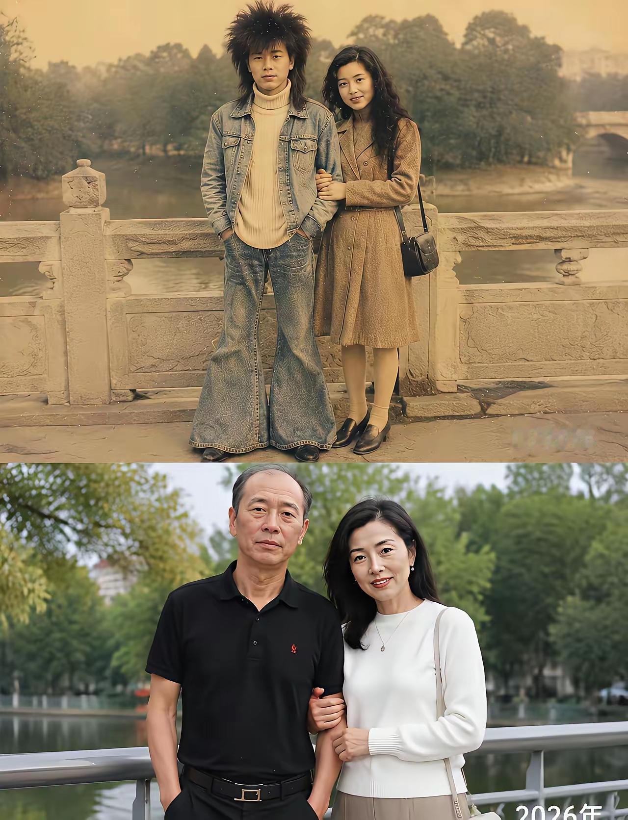 从时髦新潮少年到稳重端庄大爷，岁月是把剃头刀，剪去浮华留下身旁秀发依旧的大妈！我