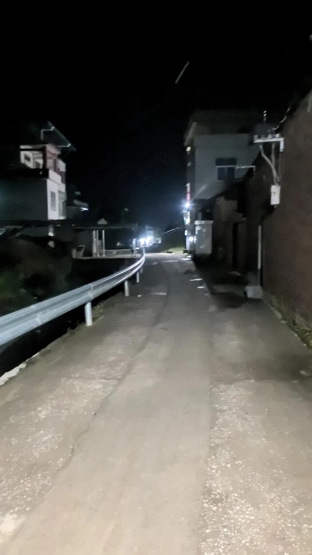 农村的夜里安静。