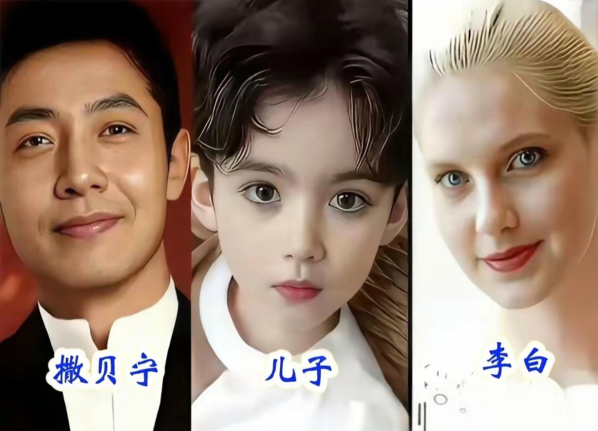 谁看了不说一句李白基因赢麻了！撒贝宁儿子眉眼五官全随妈，清澈灵动，完全是迷你版李