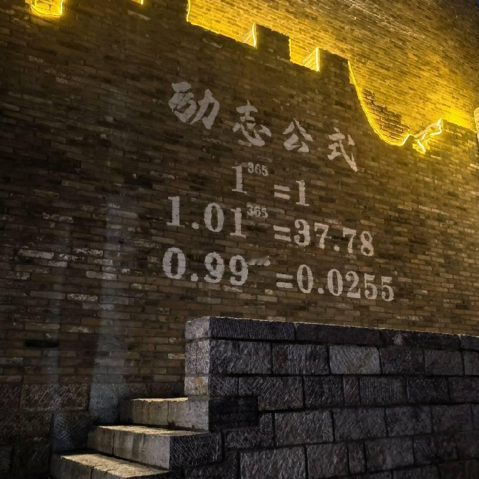 建议大家都来看看这个励志公式，1.01的365次方是0.99的365次方的多少倍
