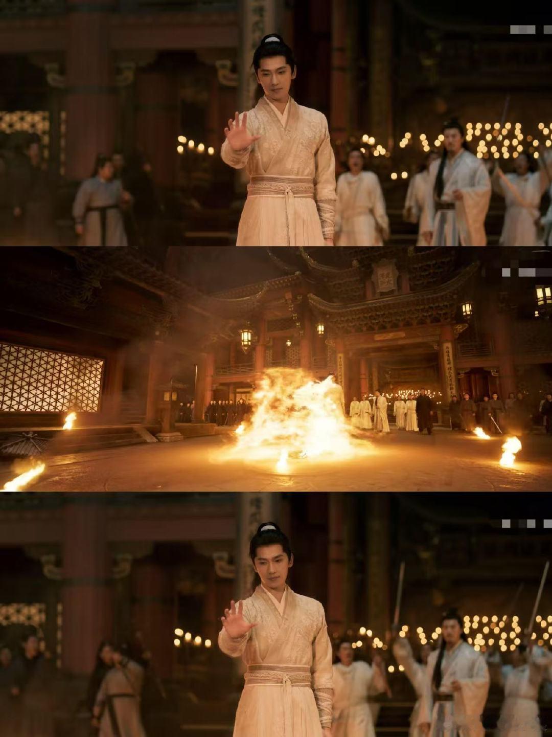 被杨洋的颜值霸屏 杨洋这个韩立造型真的绝了，高马尾一扎，整个人就是仙气飘飘的修仙