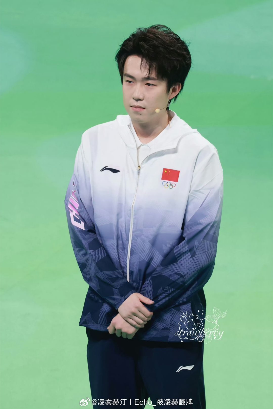 王楚钦出席市运会开幕式王队！！！！ 