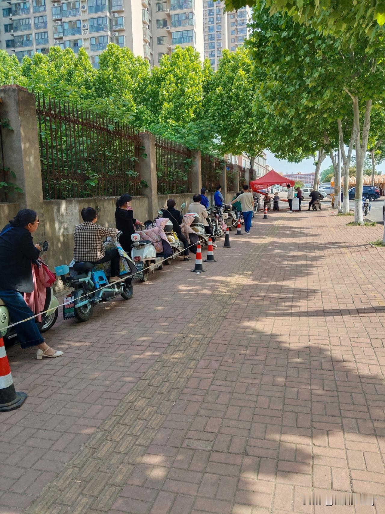 今天，
我到网点，给电车免费上上牌照，感觉挺人性化的。

我们这里，
从今年元月