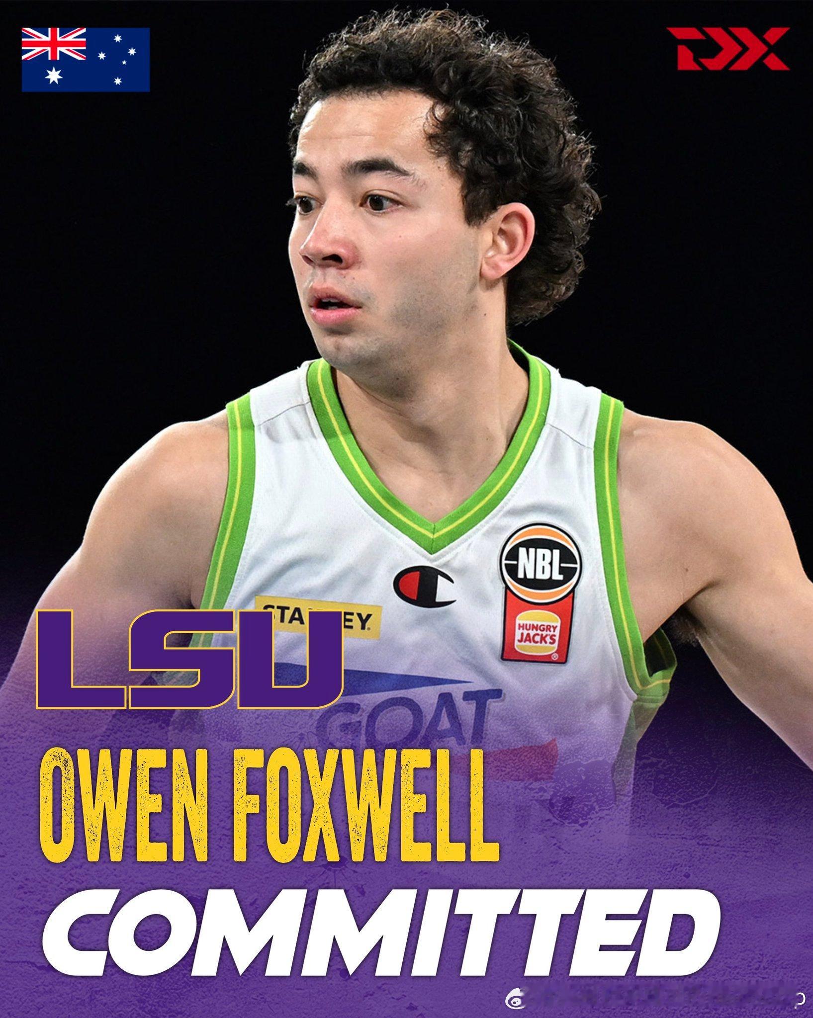 23岁的澳大利亚国家队控卫Owen Foxwell(2003-188cm-PG)