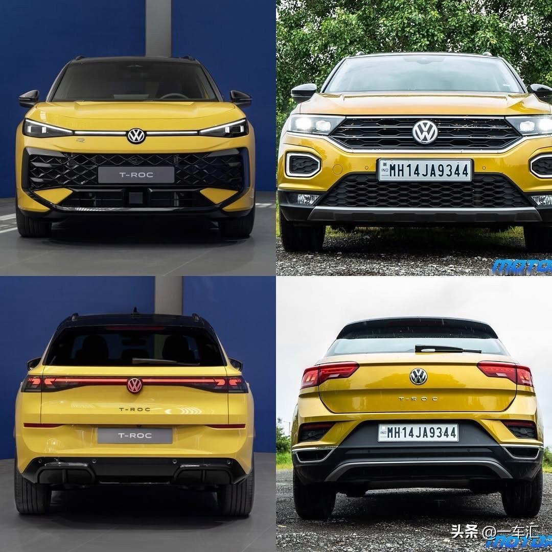 大众T-ROC（国内大众探歌）即将迎来全新版本，@继续定位紧凑型SUV，融合德系