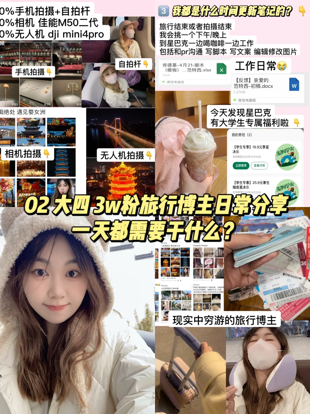 02 大四 分享旅行博主的一天需要干什么？