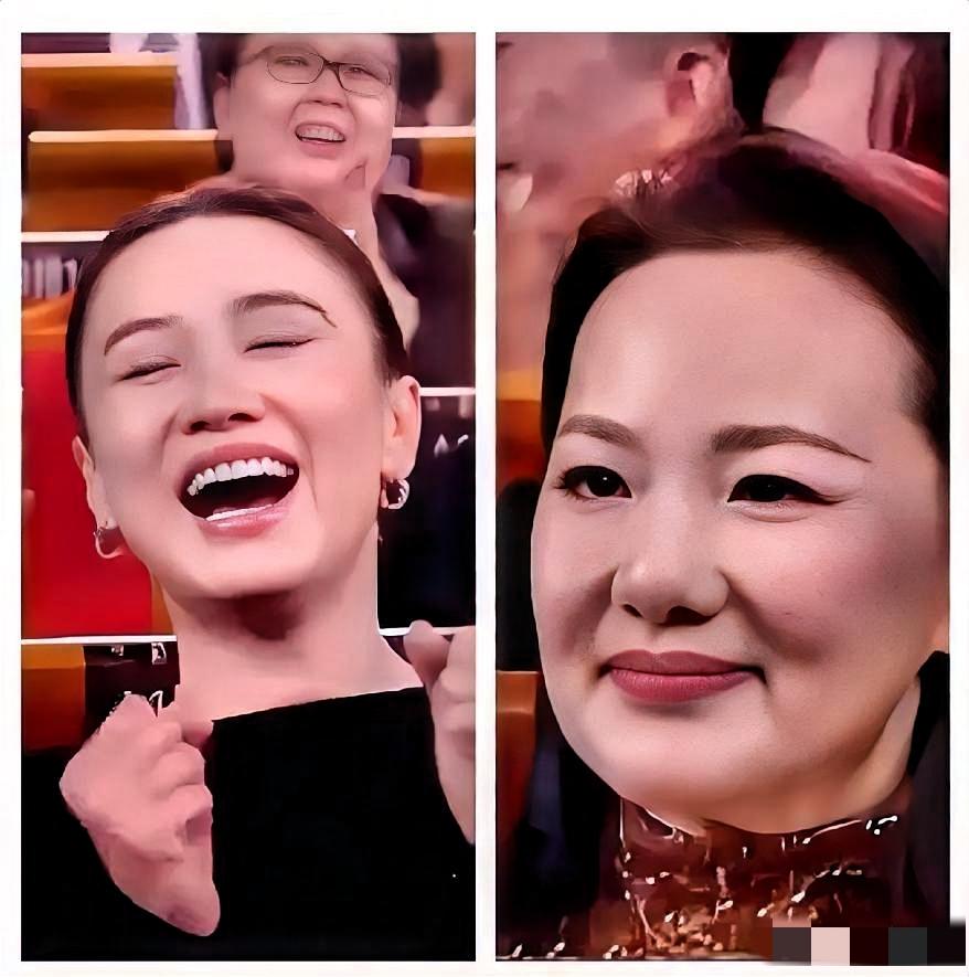 金鸡奖颁奖现场出现了戏剧性一幕：
当主持人念出宋佳时，一个闭眼尖叫，一个难掩失落