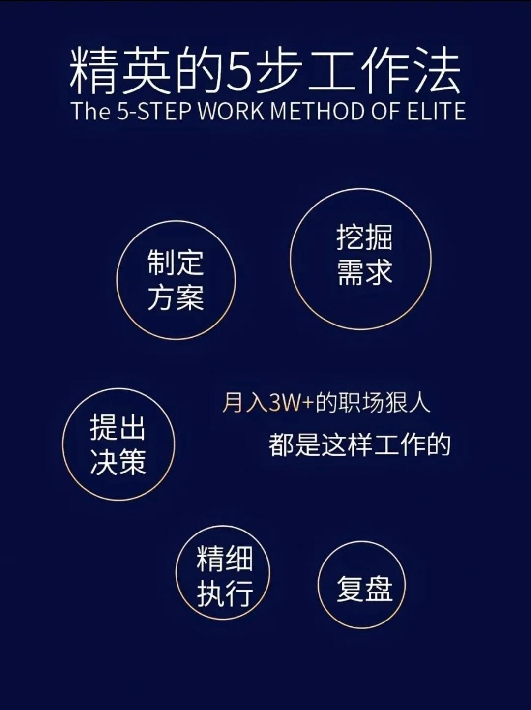精英的5步工作法