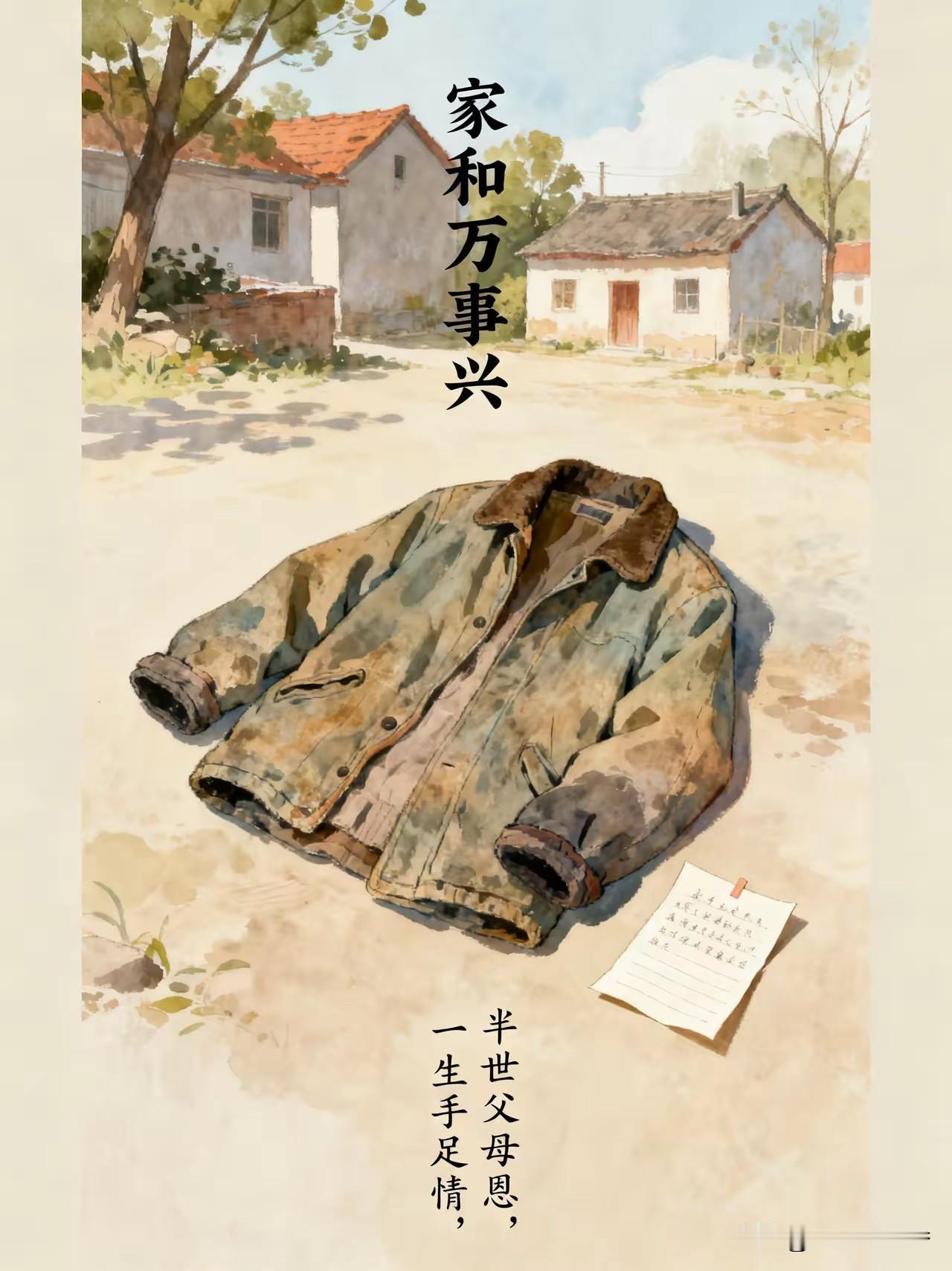 母亲去世后留下一件破大衣，指定留给我大哥。大哥嫌衣服脏，直接扔到楼下垃圾桶。我想