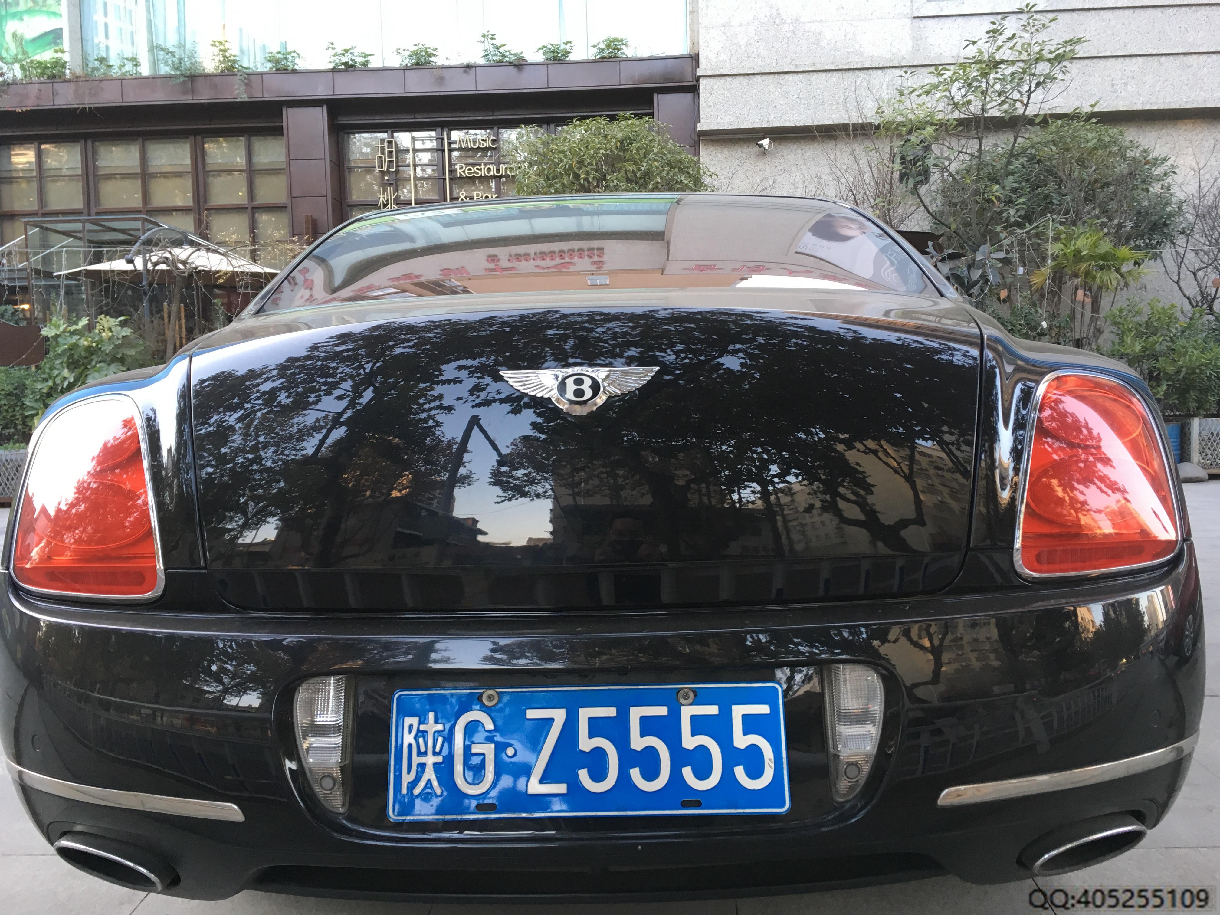 全球车牌[超话] 陕GZ5555宾利飞驰  ​​​