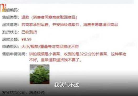 8.59元香菜，商家千里往返上海取货！全网吵翻：到底值不值？最近江苏徐州一位商家