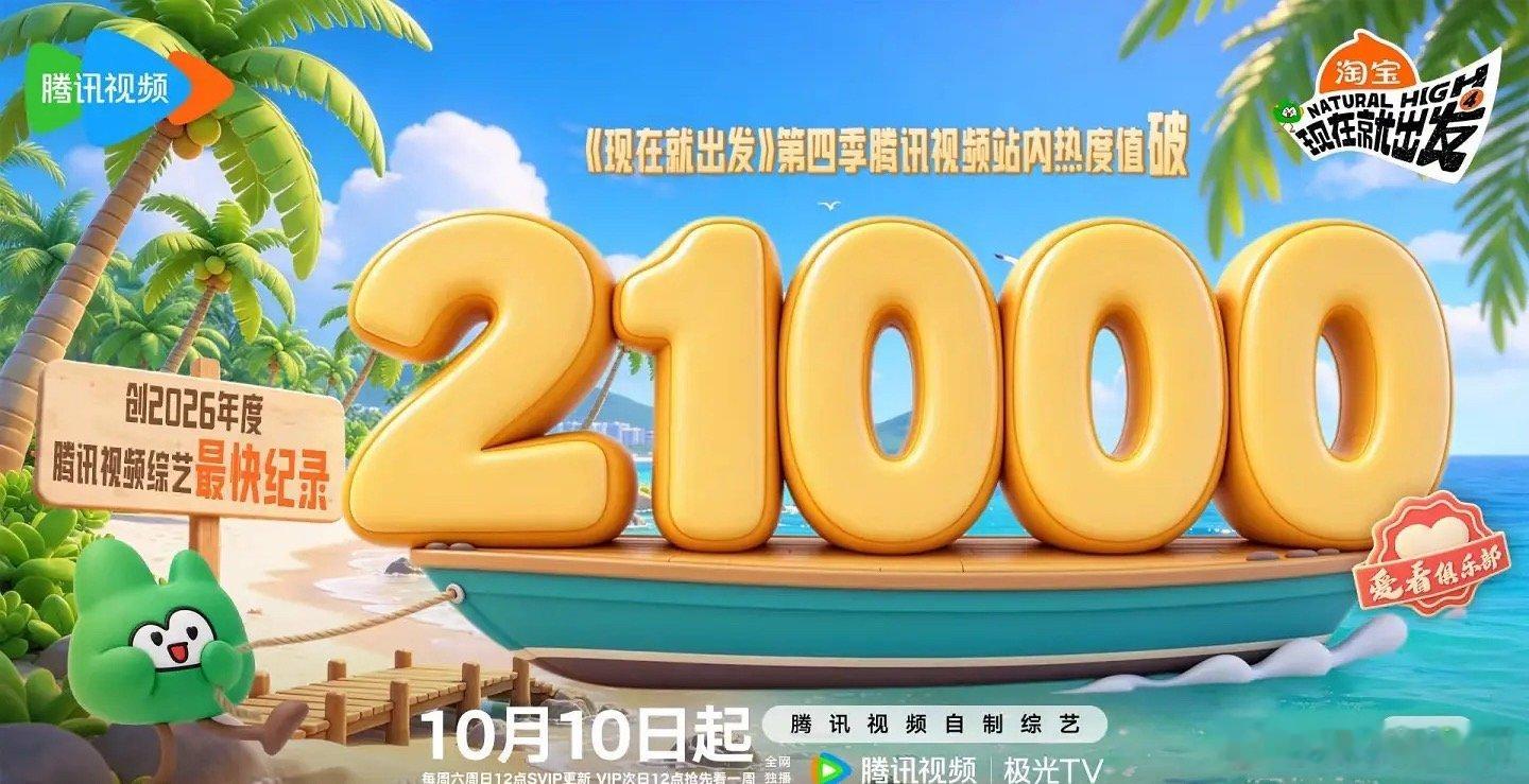 《现在就出发4 》先导片已破21000 仅上线七小时[馋嘴]？今天12点才播先导