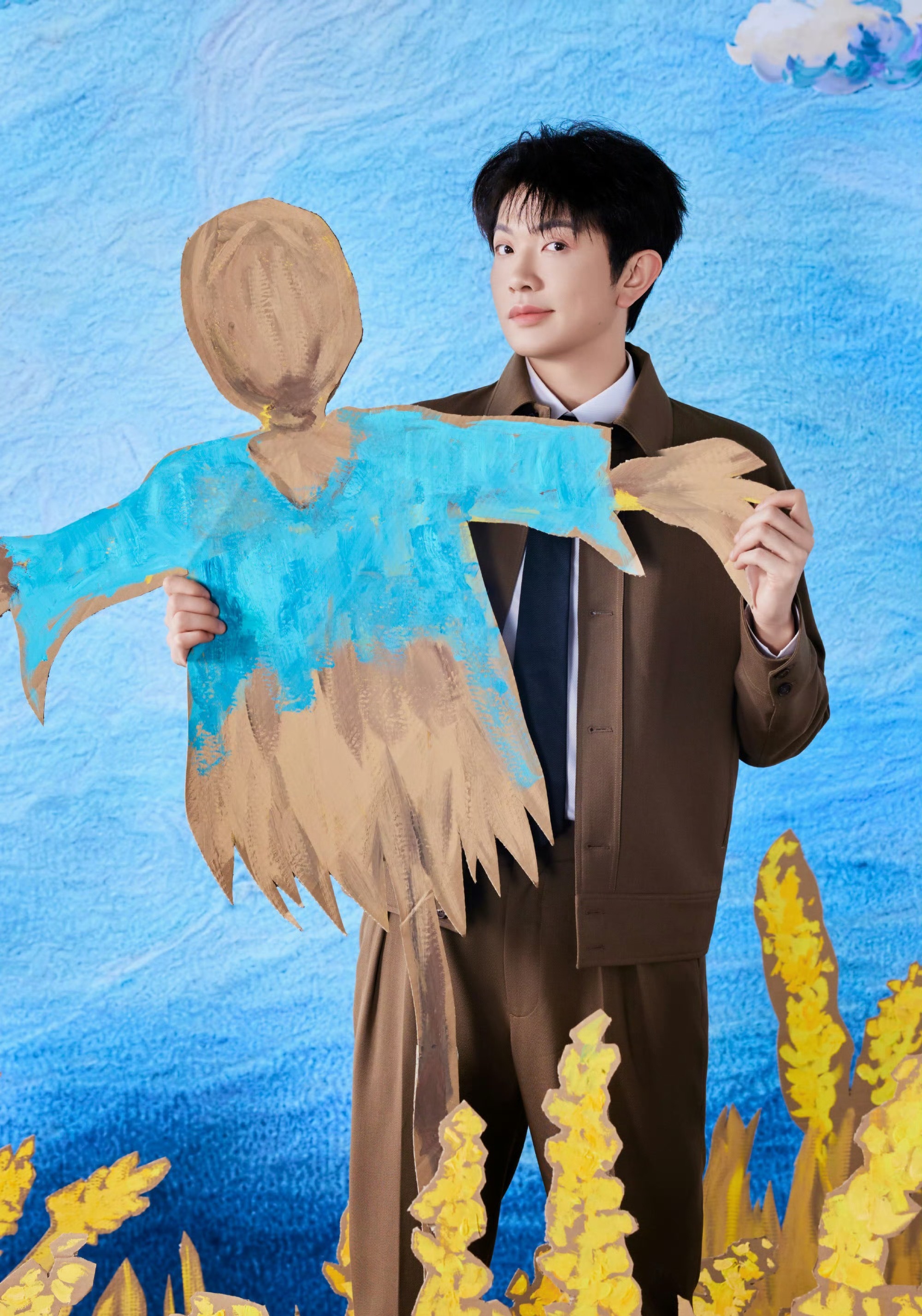 颜人中种地种到了音综咱就是说颜人中这是种地种到了音综吗？这穿搭和种地也太搭了吧！