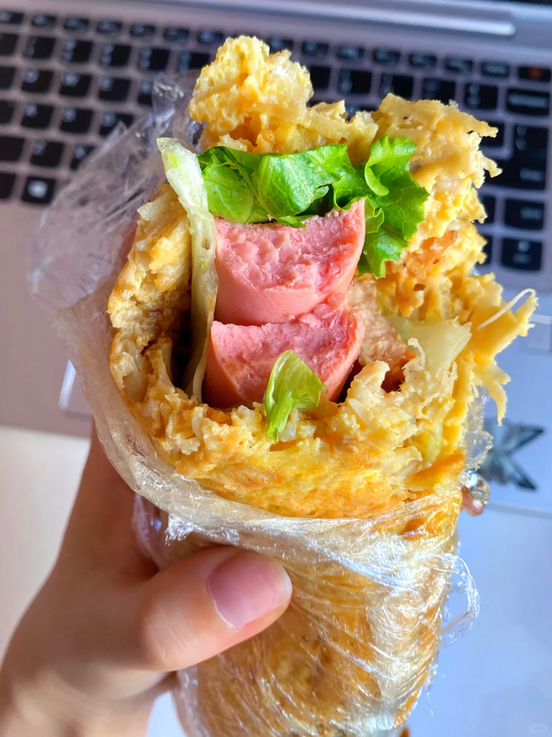 金针菇爆改手抓饼👌低低低卡又好吃！