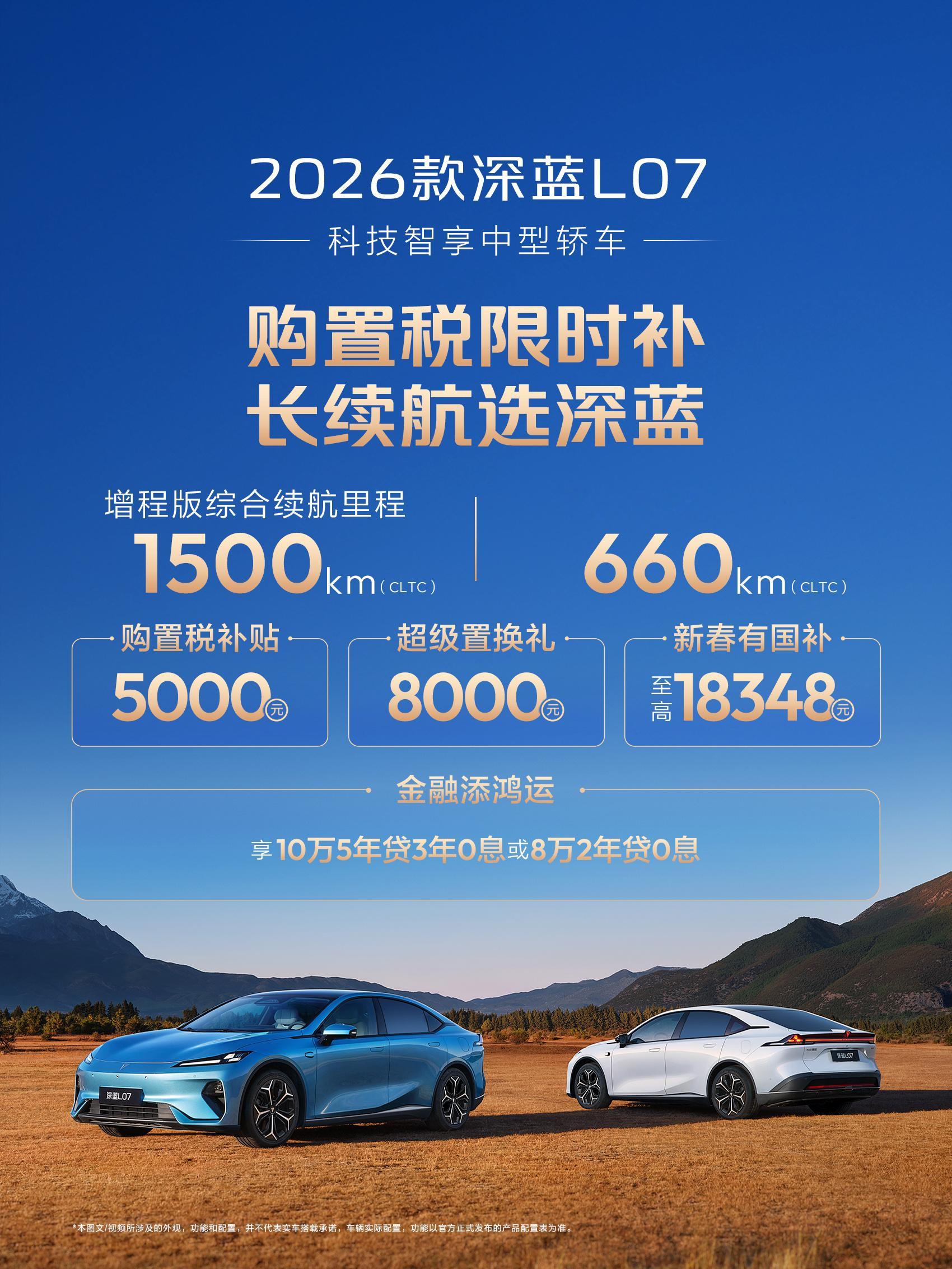 去年我就说26年肯定也有车企补购置税，这深蓝不就来了吗？不过再不入手…后面怕是真